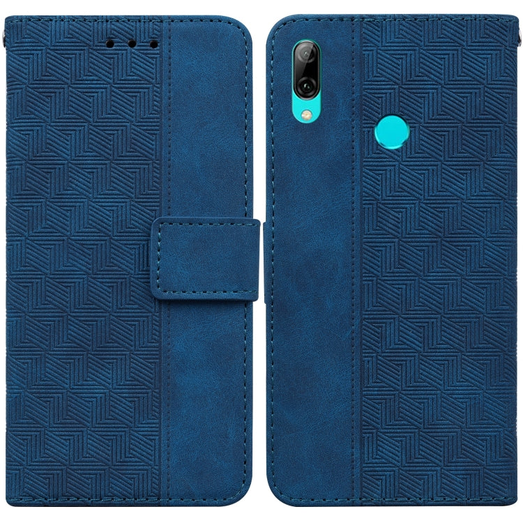 For Huawei P smart 2019/Honor 10 Lite Geometric Embossed Leather Phone Case