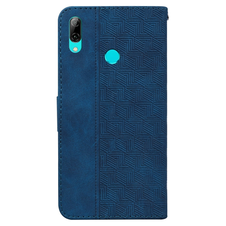 For Huawei P smart 2019/Honor 10 Lite Geometric Embossed Leather Phone Case