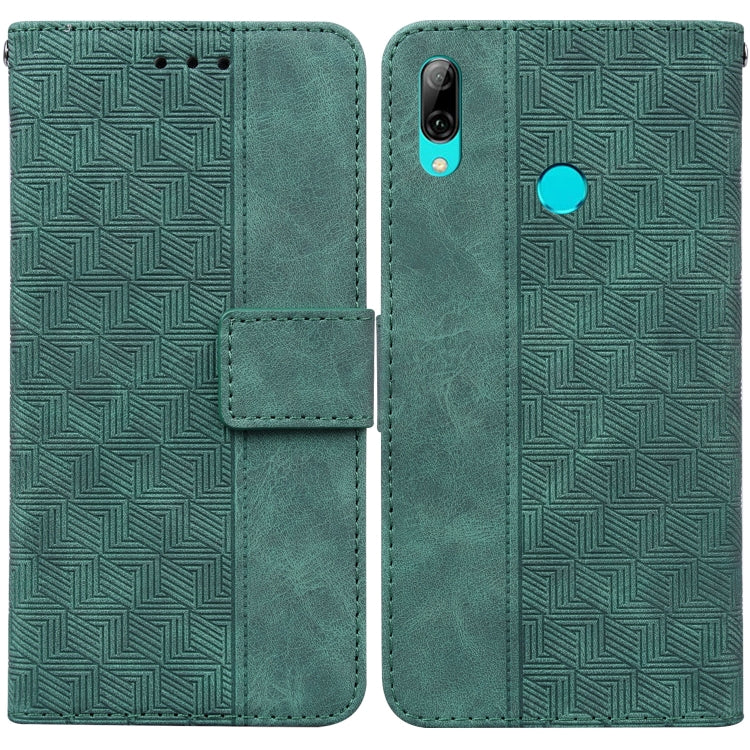 For Huawei P smart 2019/Honor 10 Lite Geometric Embossed Leather Phone Case