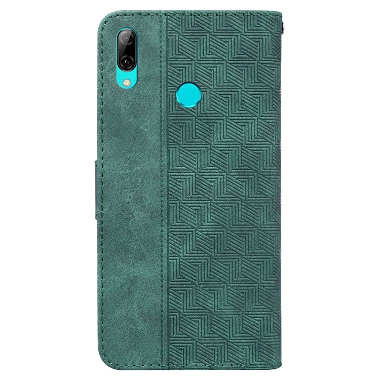 For Huawei P smart 2019/Honor 10 Lite Geometric Embossed Leather Phone Case