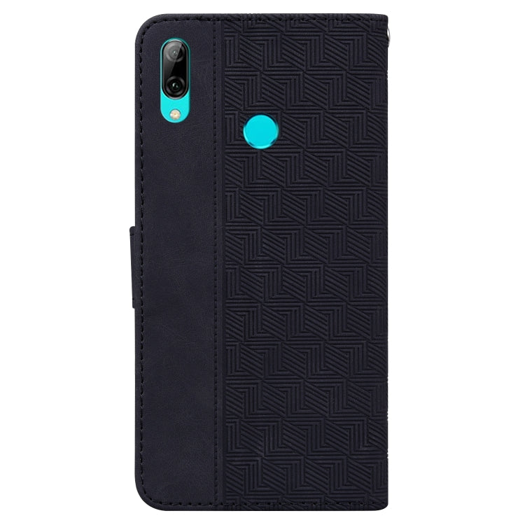 For Huawei P smart 2019/Honor 10 Lite Geometric Embossed Leather Phone Case