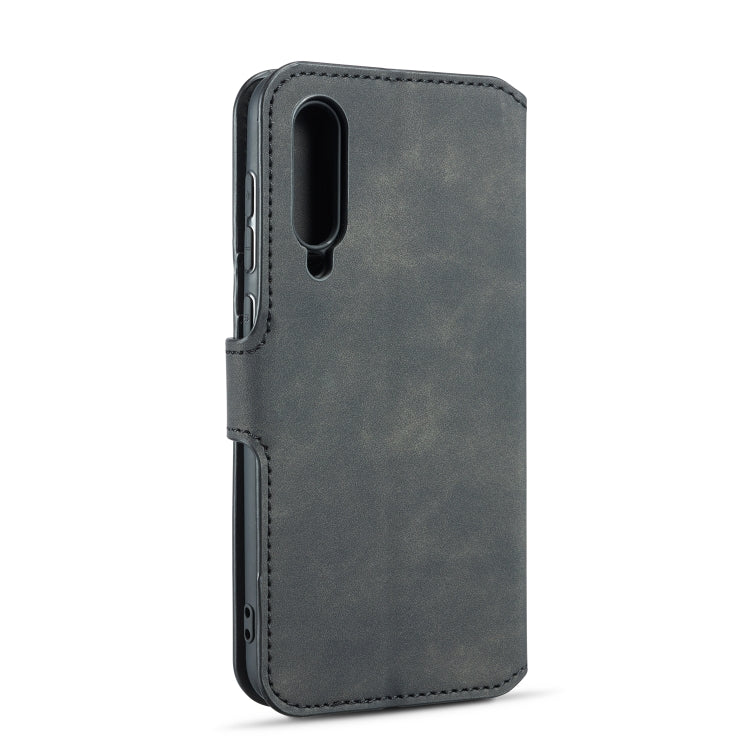 For Galaxy A90 5G DG.MING Retro Oil Side Horizontal Flip Case with Holder & Card Slots & Wallet