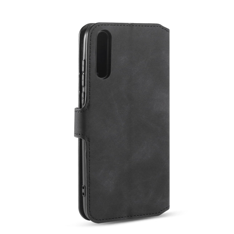 For Huawei Enjoy 10s DG.MING Retro Oil Side Horizontal Flip Case with Holder & Card Slots & Wallet