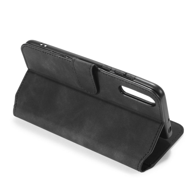 For Huawei Enjoy 10s DG.MING Retro Oil Side Horizontal Flip Case with Holder & Card Slots & Wallet