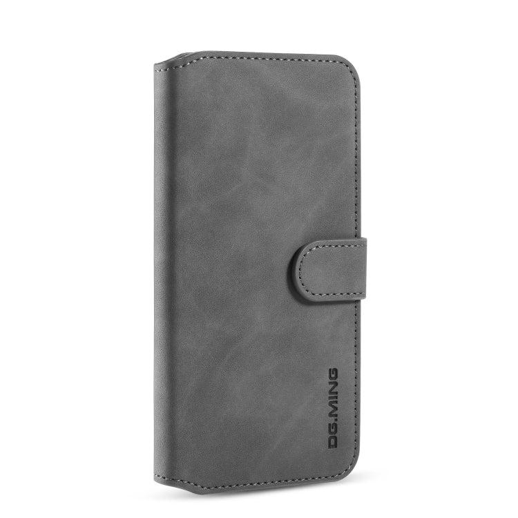For Huawei Enjoy 10s DG.MING Retro Oil Side Horizontal Flip Case with Holder & Card Slots & Wallet