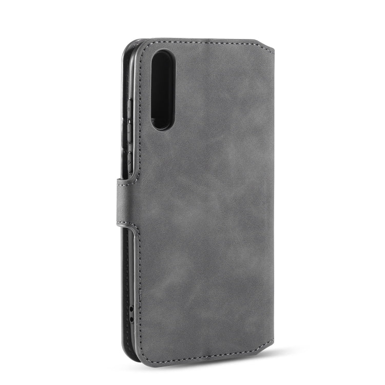 For Huawei Enjoy 10s DG.MING Retro Oil Side Horizontal Flip Case with Holder & Card Slots & Wallet