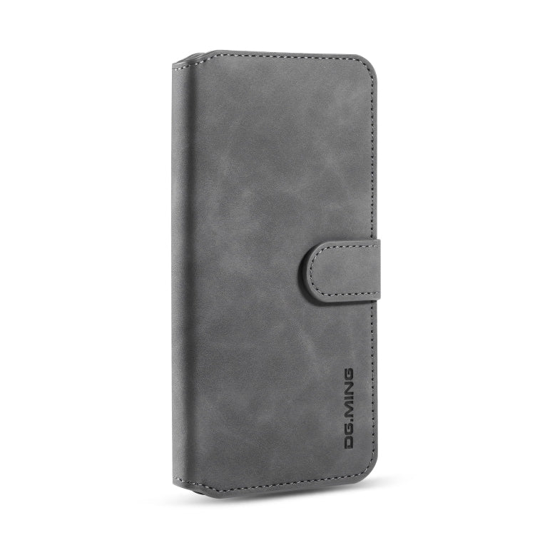 For Xiaomi Mi CC9 Pro DG.MING Retro Oil Side Horizontal Flip Case with Holder & Card Slots & Wallet