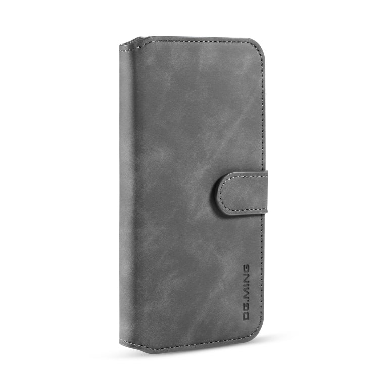 For Xiaomi Redmi Note 8T DG.MING Retro Oil Side Horizontal Flip Case with Holder & Card Slots & Wallet