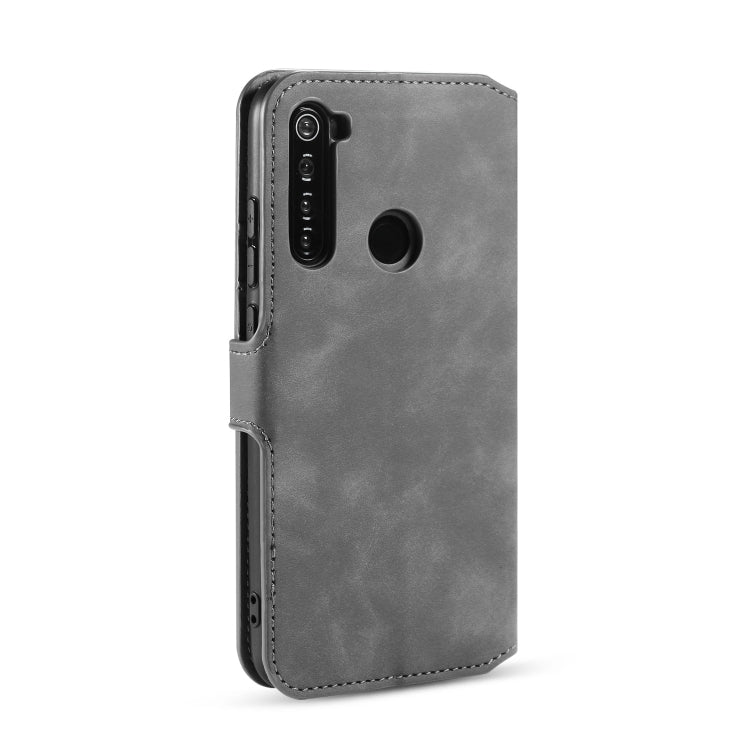 For Xiaomi Redmi Note 8T DG.MING Retro Oil Side Horizontal Flip Case with Holder & Card Slots & Wallet