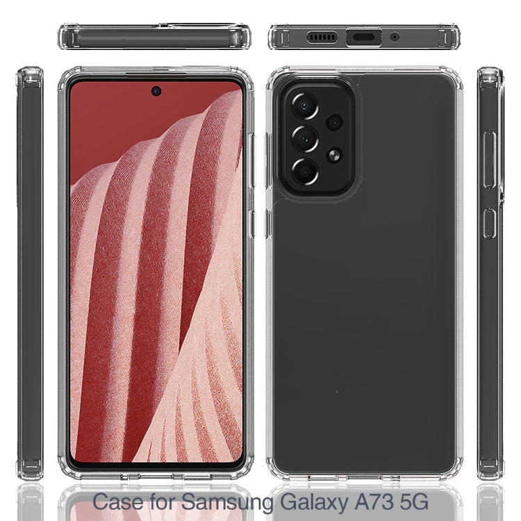 For Samsung Galaxy A73 5G Shockproof Scratchproof TPU + Acrylic Protective Phone Case