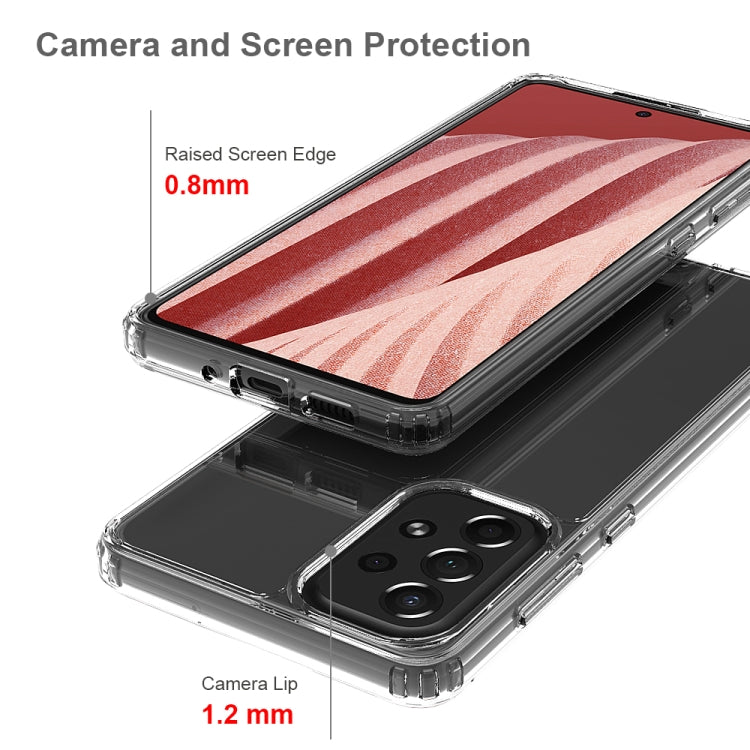 For Samsung Galaxy A73 5G Shockproof Scratchproof TPU + Acrylic Protective Phone Case