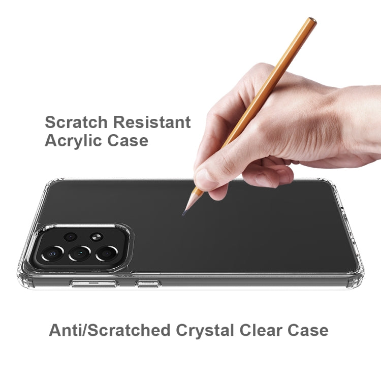 For Samsung Galaxy A73 5G Shockproof Scratchproof TPU + Acrylic Protective Phone Case