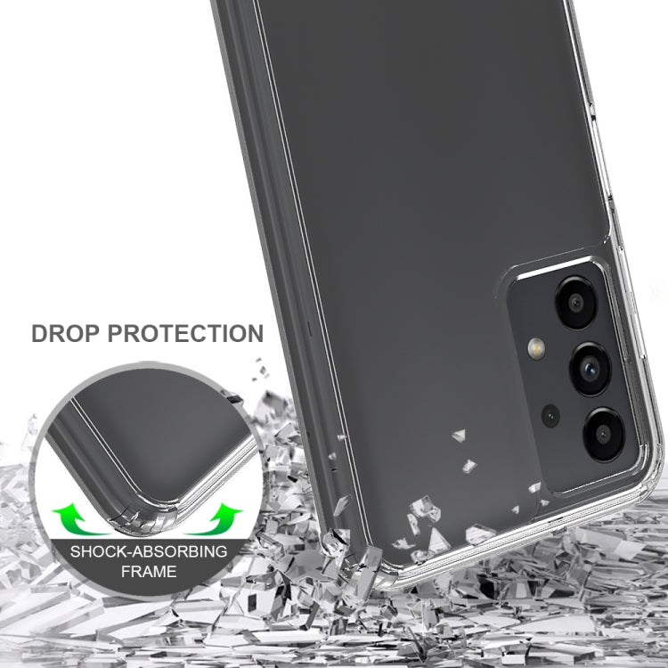 For Samsung Galaxy A13 4G Shockproof Scratchproof TPU + Acrylic Protective Phone Case(Black)