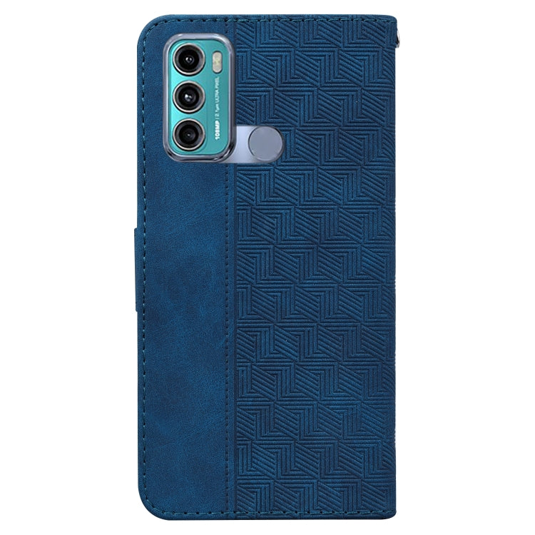 For Motorola Moto G60 / G40 Fusion Geometric Embossed Leather Phone Case