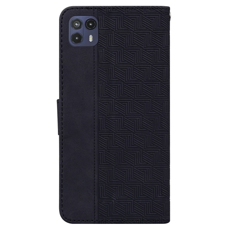 For Motorola Moto G50 5G Geometric Embossed Leather Phone Case
