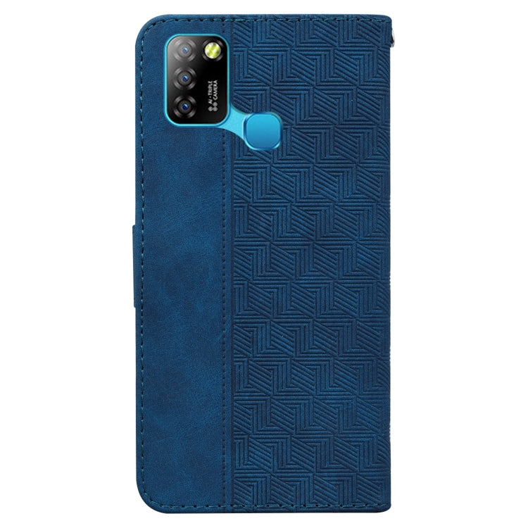 For Infinix Smart 5 X657 / Hot 10 Lite Geometric Embossed Leather Phone Case