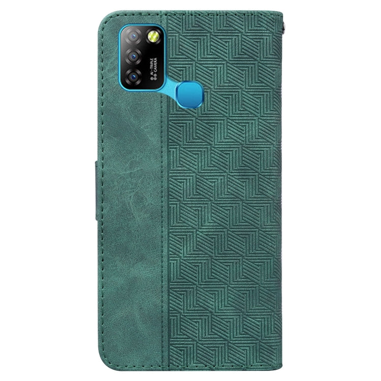 For Infinix Smart 5 X657 / Hot 10 Lite Geometric Embossed Leather Phone Case