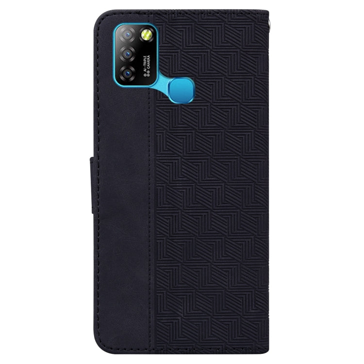 For Infinix Smart 5 X657 / Hot 10 Lite Geometric Embossed Leather Phone Case