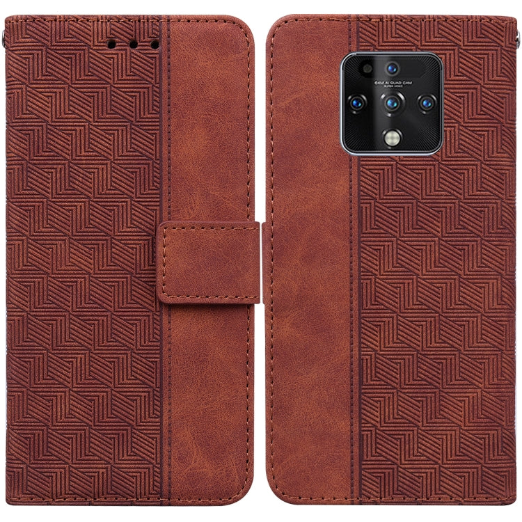 For Tecno Camon 16 Premier Geometric Embossed Leather Phone Case