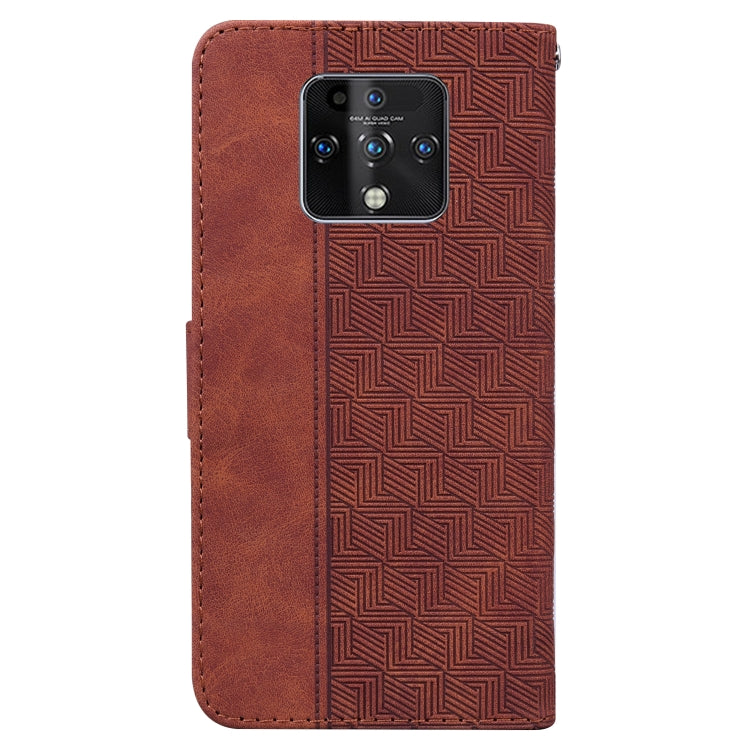 For Tecno Camon 16 Premier Geometric Embossed Leather Phone Case