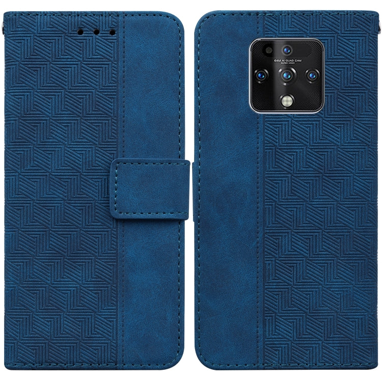 For Tecno Camon 16 Premier Geometric Embossed Leather Phone Case