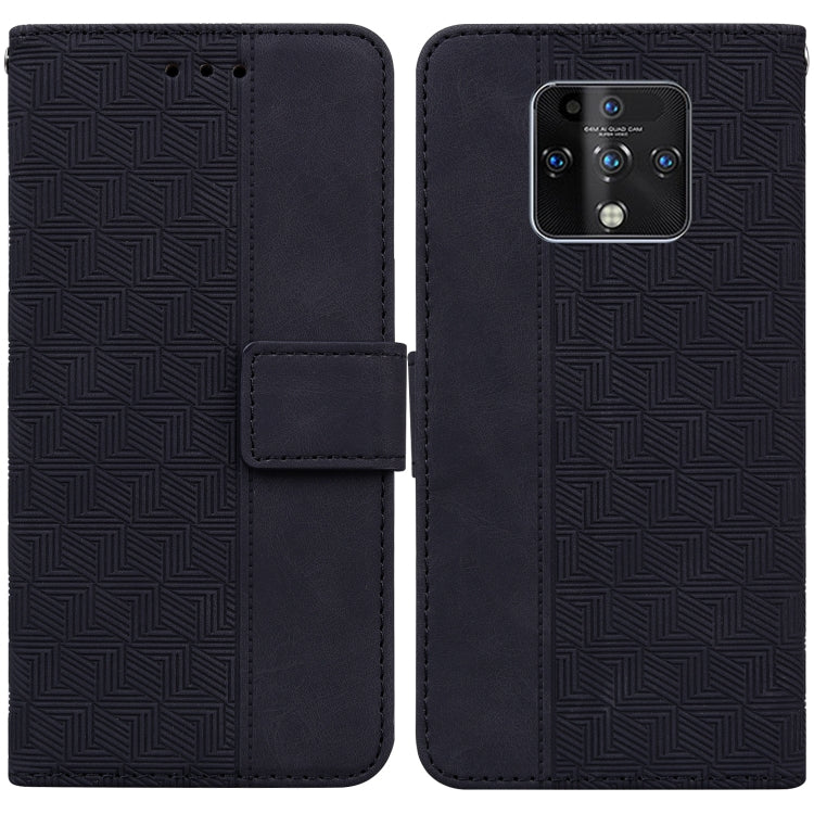 For Tecno Camon 16 Premier Geometric Embossed Leather Phone Case