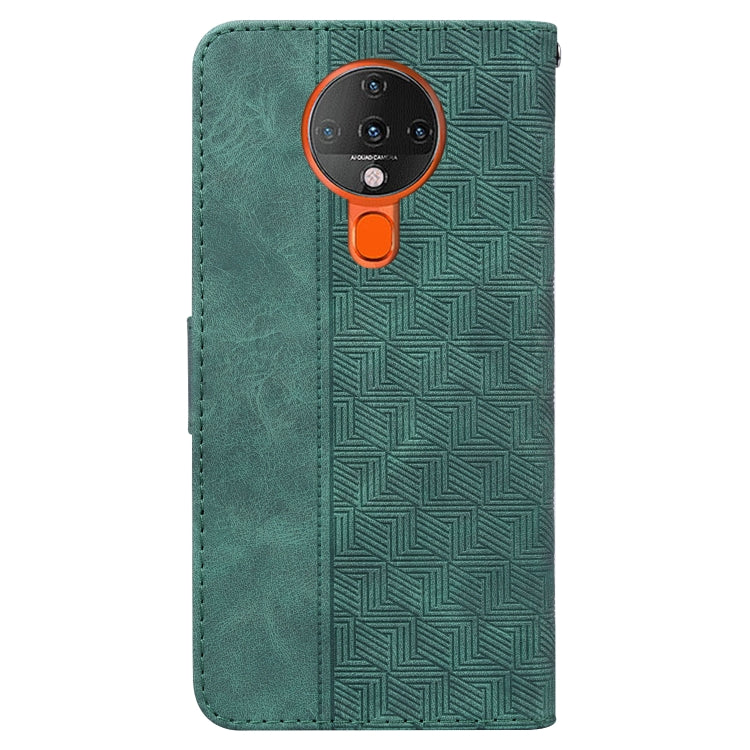 For Tecno Spark 6 Geometric Embossed Leather Phone Case