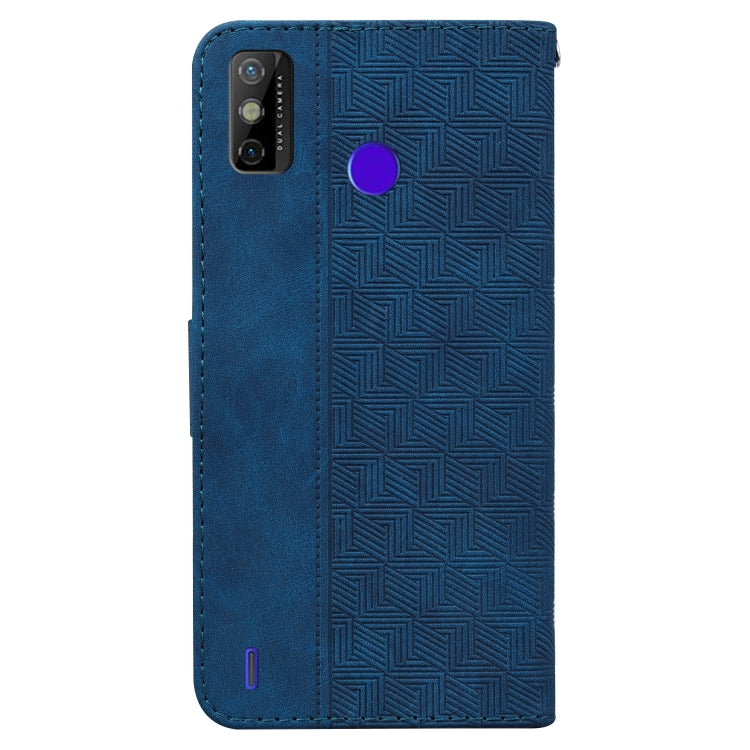 For Tecno Spark Go 2020 / Spark 6 Go Geometric Embossed Leather Phone Case