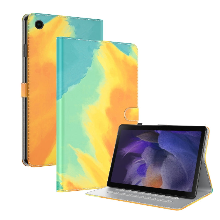 For Samsung Galaxy Tab Ð9+ Watercolor Pattern Flip Leather Tablet Case