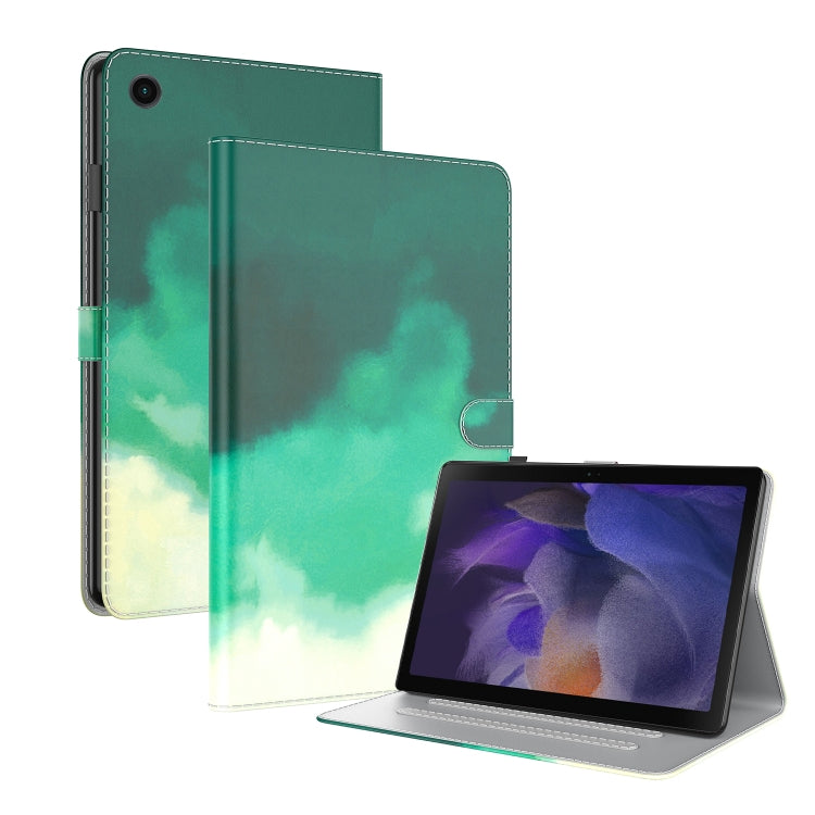 For Samsung Galaxy Tab Ð9+ Watercolor Pattern Flip Leather Tablet Case