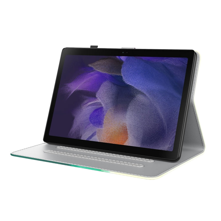 For Samsung Galaxy Tab Ð9+ Watercolor Pattern Flip Leather Tablet Case