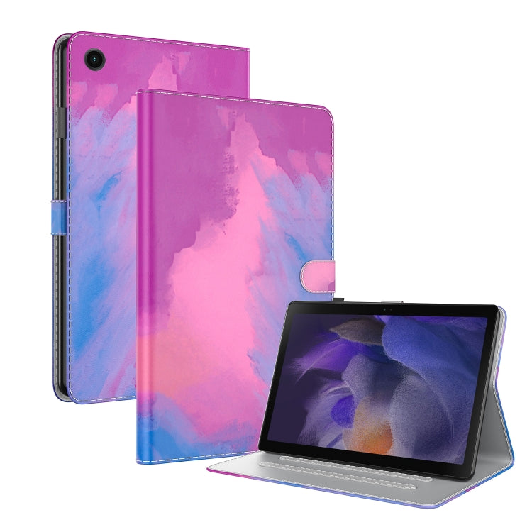 For Samsung Galaxy Tab Ð9+ Watercolor Pattern Flip Leather Tablet Case