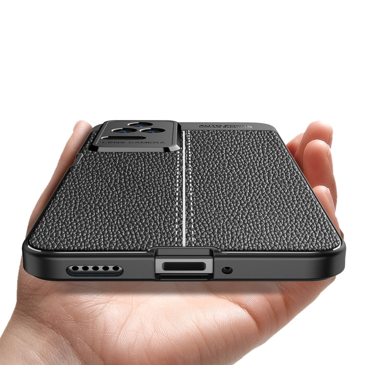 For Xiaomi Redmi K40S Litchi Texture TPU Shockproof Phone Case