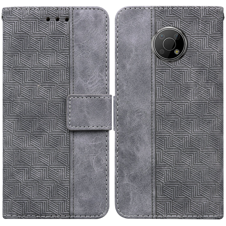 For Nokia G300 Geometric Embossed Leather Phone Case