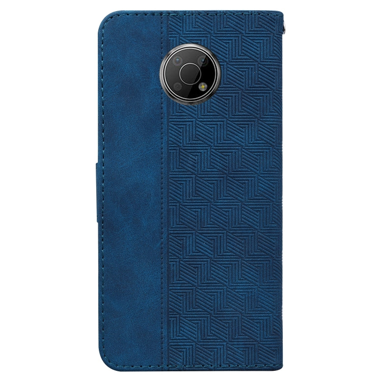 For Nokia G300 Geometric Embossed Leather Phone Case
