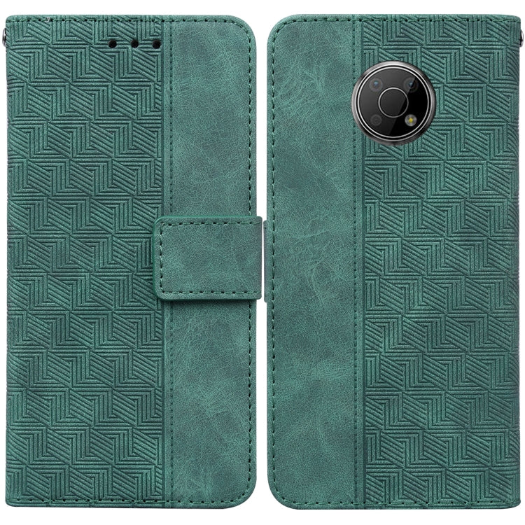 For Nokia G300 Geometric Embossed Leather Phone Case