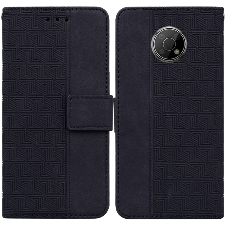 For Nokia G300 Geometric Embossed Leather Phone Case