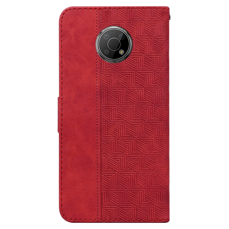 For Nokia G300 Geometric Embossed Leather Phone Case