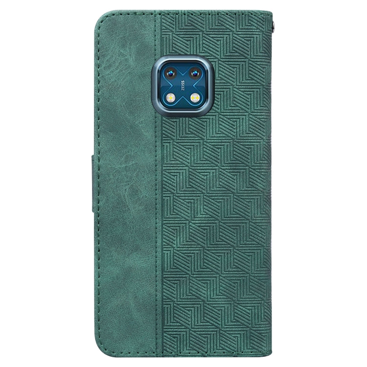 For Nokia XR20 Geometric Embossed Leather Phone Case