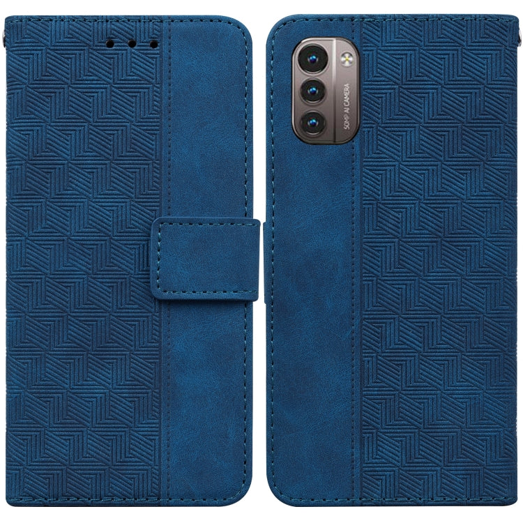 For Nokia G11 / G21 Geometric Embossed Leather Phone Case