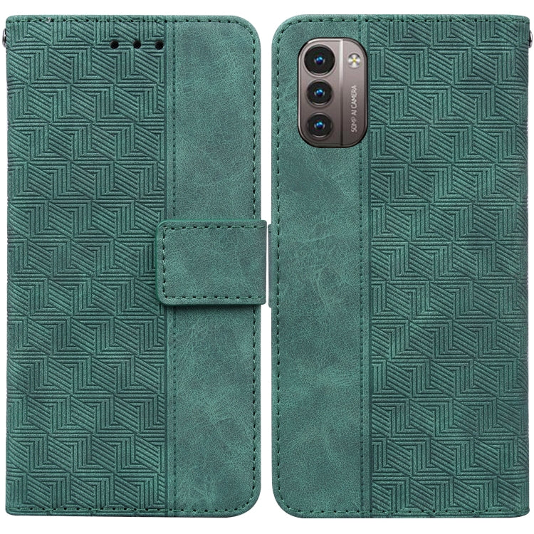 For Nokia G11 / G21 Geometric Embossed Leather Phone Case