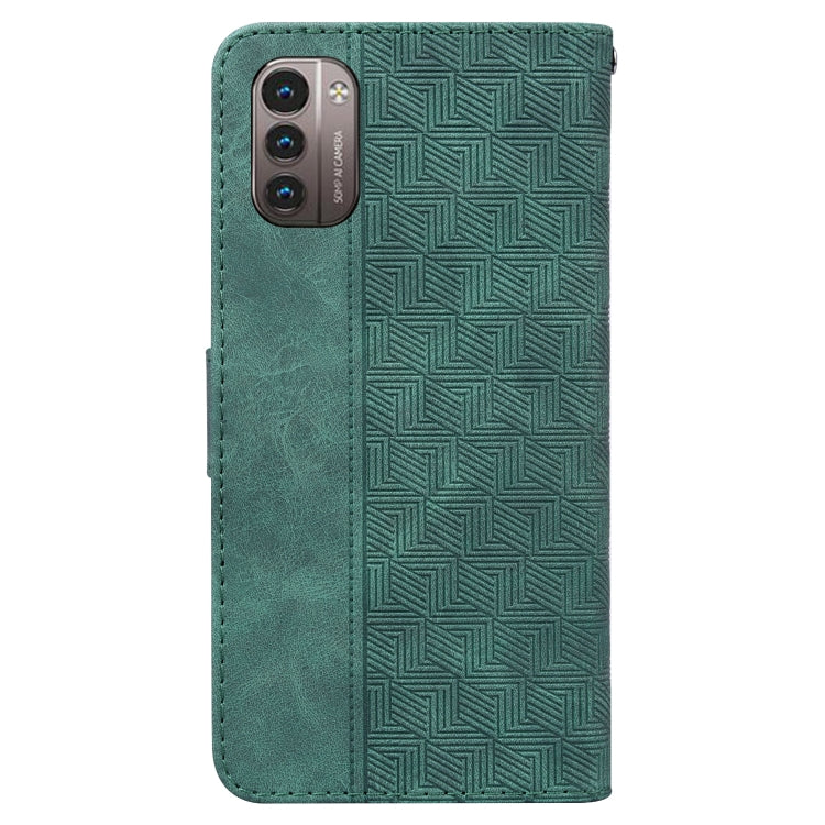 For Nokia G11 / G21 Geometric Embossed Leather Phone Case
