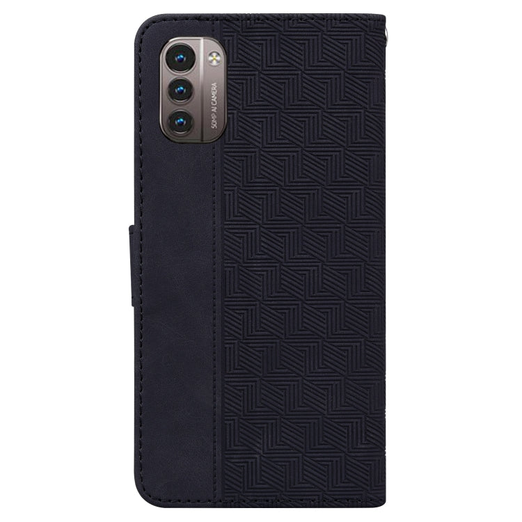 For Nokia G11 / G21 Geometric Embossed Leather Phone Case
