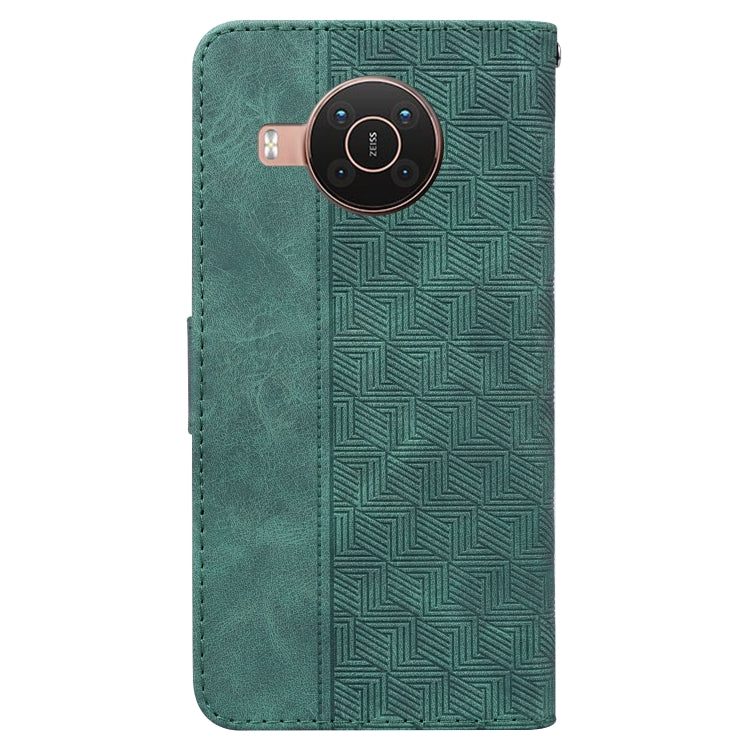 For Nokia X10 / X20 Geometric Embossed Leather Phone Case