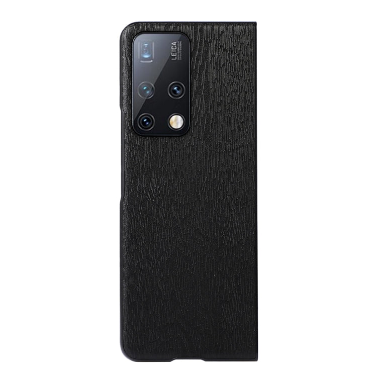 For Huawei Mate X2 Wood Texture PU Phone Case
