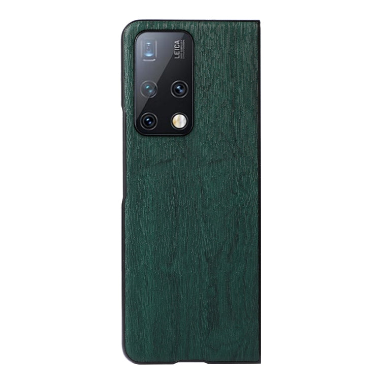 For Huawei Mate X2 Wood Texture PU Phone Case