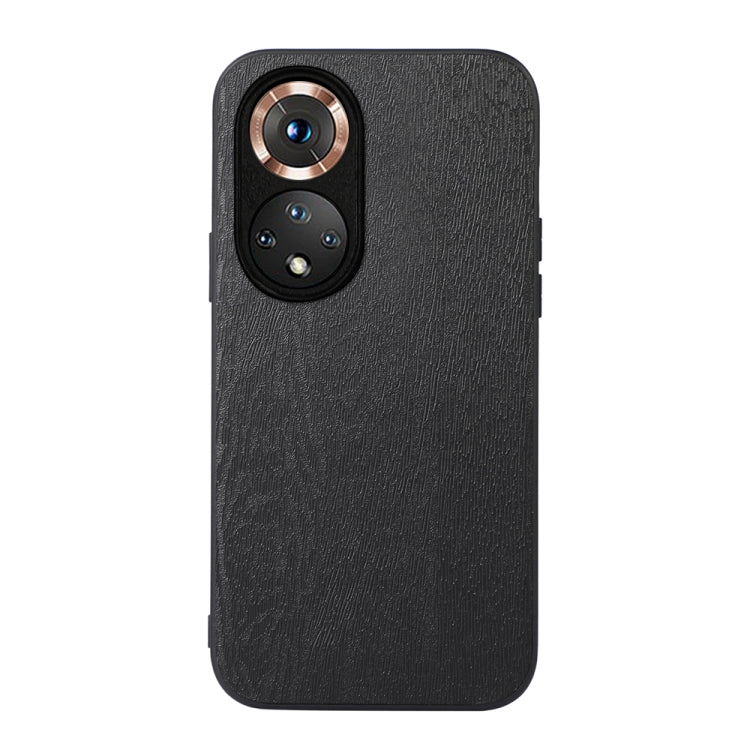 For Honor 50 Wood Texture PU Phone Case