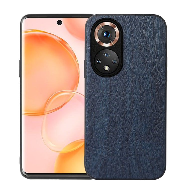 For Honor 50 Wood Texture PU Phone Case