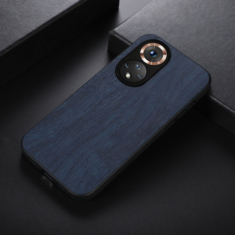 For Honor 50 Wood Texture PU Phone Case
