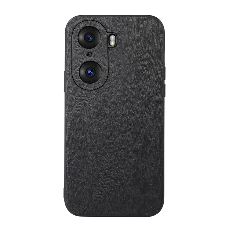 For Honor 60 Pro Wood Texture PU Phone Case